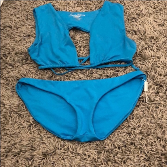 Frankie’s Bikinis Shea Bikini Deep Sea Blue - Picture 3 of 4